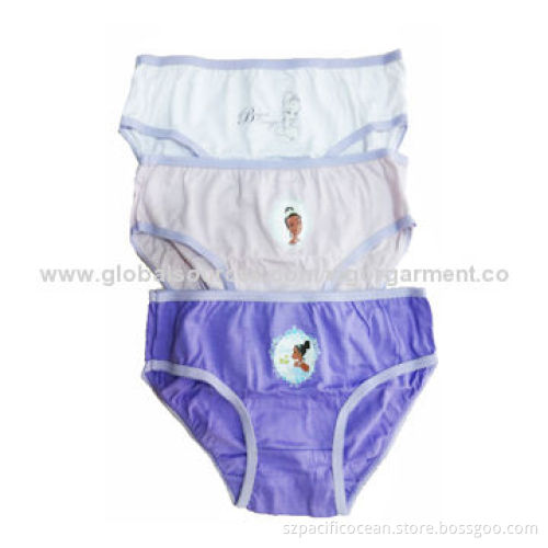Girls' Panties, Made of 95% Cotton, 5% Spandex, OEM WelcomedNew